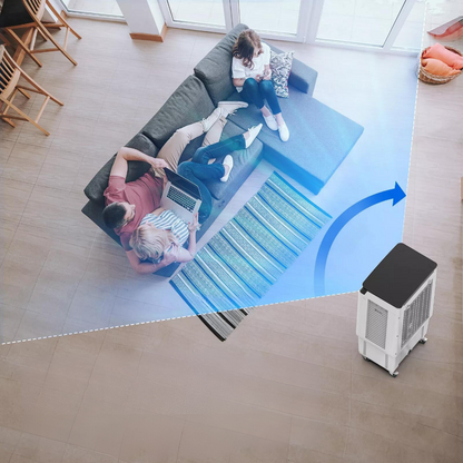HiBreeze Standing Cooler Fan - Evaporative Portable Cooling Fan