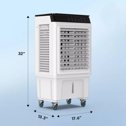 HiBreeze Standing Cooler Fan - Evaporative Portable Cooling Fan