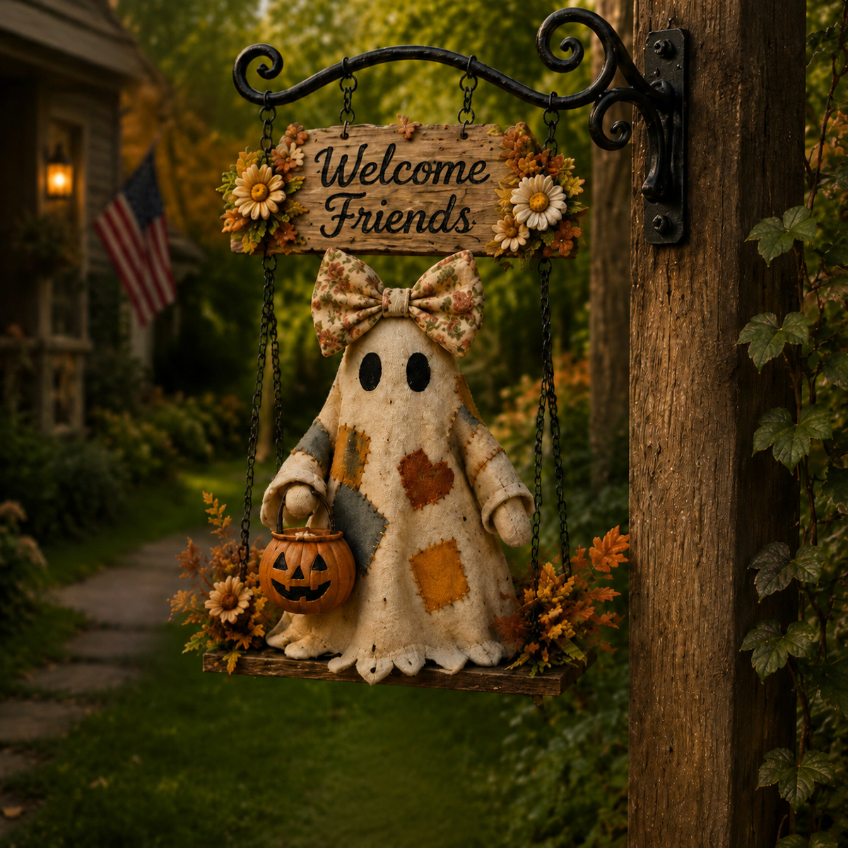 Haunted Welcome Porch Décor Sign – Ventayo
