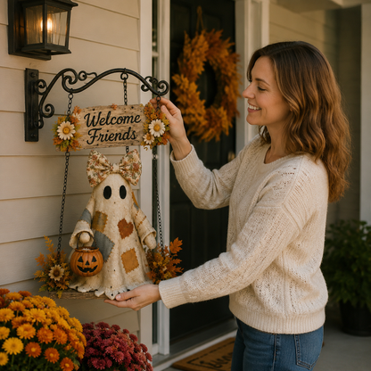 Haunted Welcome Porch Décor Sign – Ventayo
