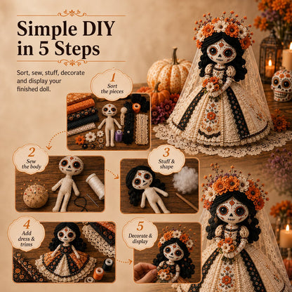 Day of the Dead DIY Doll Kit – Ventayo