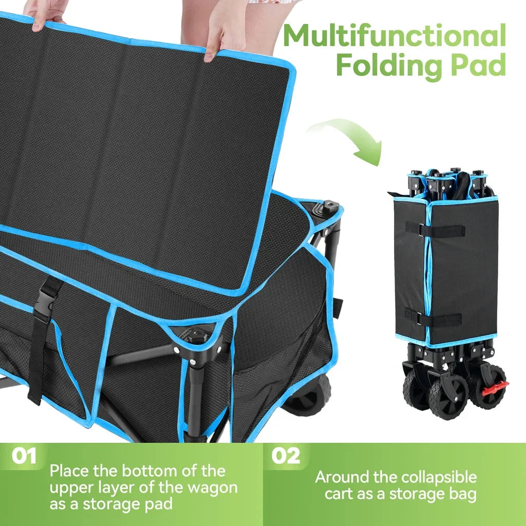 Heavy Duty Portable Foldable Wagon Cart