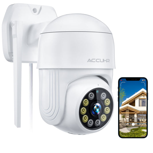 Cámara IP 1080P Inalámbrica WIFI Exterior CCTV HD PTZ Seguridad para el Hogar Inteligente IR Cam UK