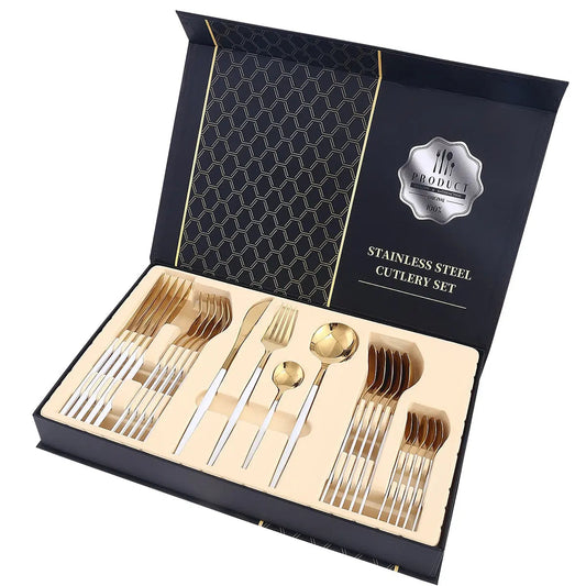 24 pieces Stainless Steel Flatware