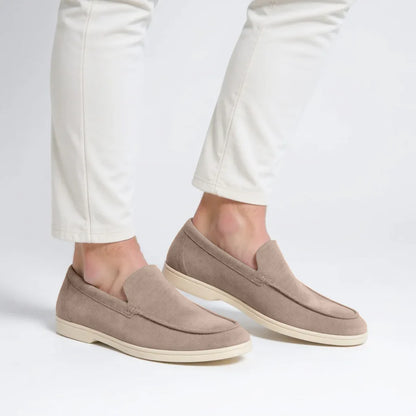 MONACO Old Money Suede Loafers for Men – Premium Suede, Sleek Design & Breathable Interior