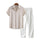 Marbella Oro Men’s Summer Outfit Set – Lightweight Shirt & Cotton-Linen Trousers