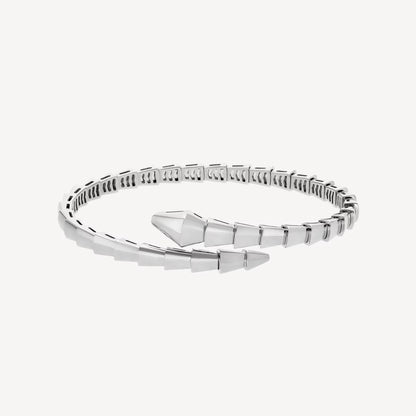 Clytia Love Serpenti Bracelet,18k White Gold Plated