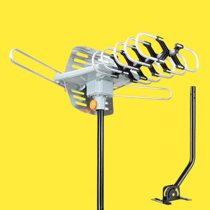 250 Miles HD TV Digital Antenna 360° Rotating