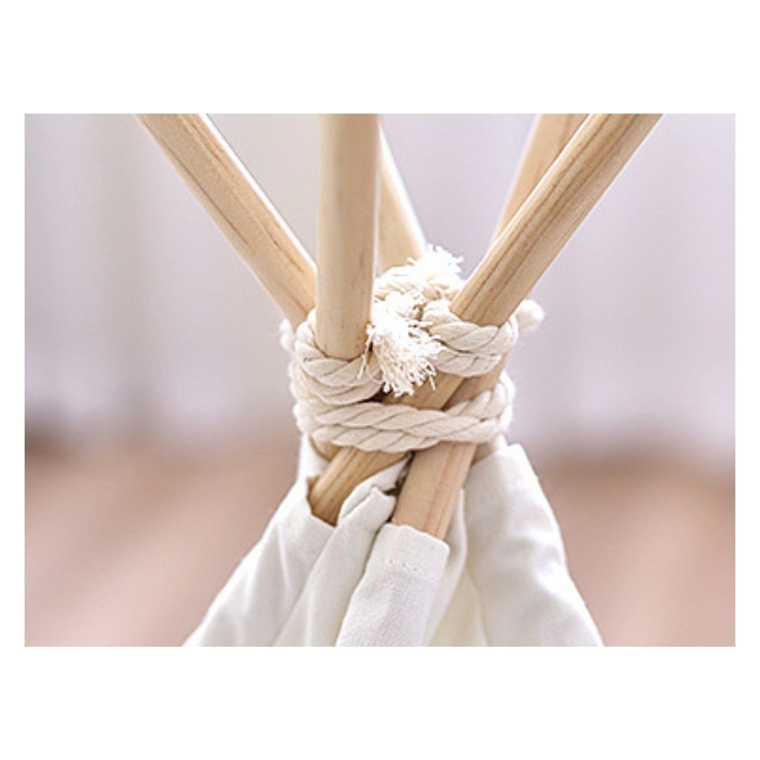 Designer hvit kjæledyr-teepee