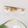 Minimalistische 3-licht gouden dimbare kaptafelverlichting