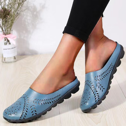 Minerva Casual Women's Hollow Flat Shoes