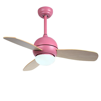 מאוורר תקרה פדל LED נורדי מינימליסטי עם שלט רחוק מהירות רוח מתכווננת