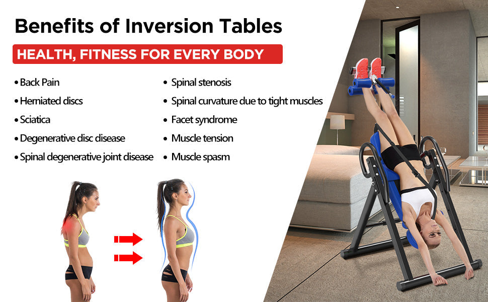 300 LBS Gravity Inversion Table