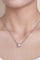 Skinnende Grace 2 Carat Moissanite Sterlingsølv Vedhæng Halskæde