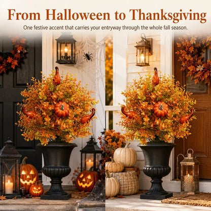 Full Foliage Autumn Pumpkin Garden Stakes – Ventayo