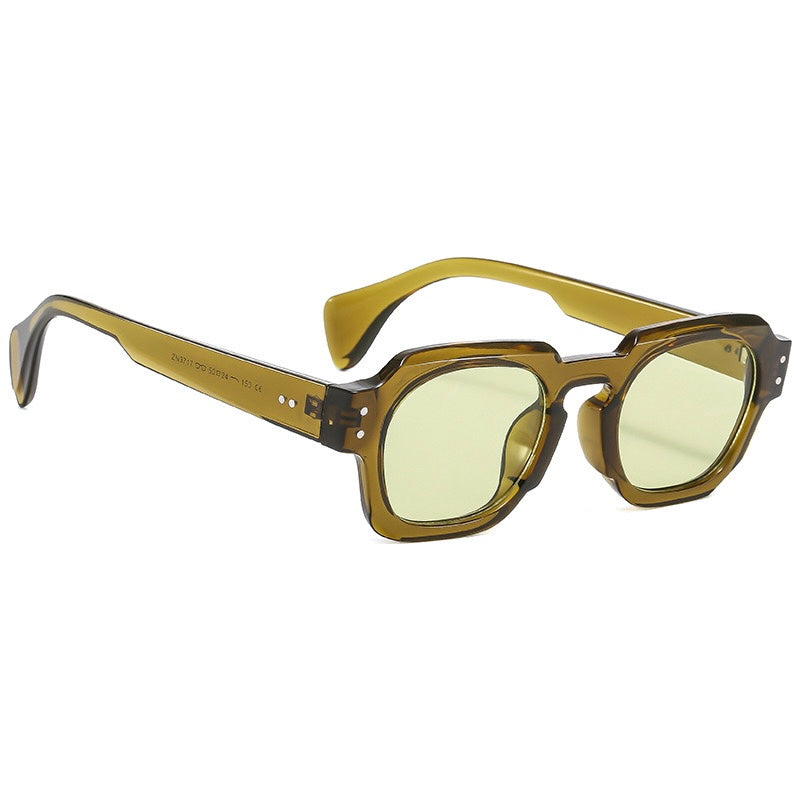 MONTE CARLO Men’s Sunglasses – Bold Architectural Frame & UV400 Protection