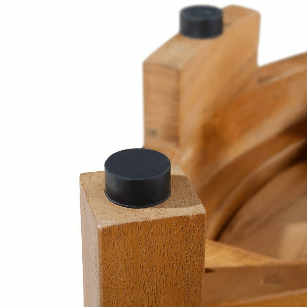 Premium hjørnebenk i teak til dusj