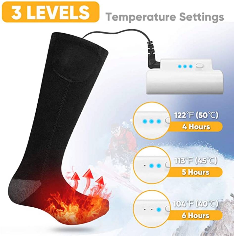 Rechargeable Electric Heated Socks