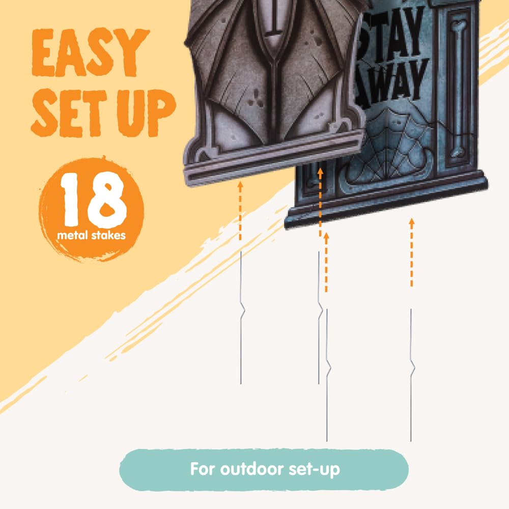 16" 9 Pcs Halloween Tombstones Decorations – Ventayo