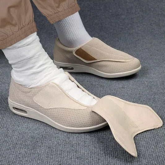 Wide Diabetic Shoes for Swollen Feet – Pressure-Relief, Memory Foam & Non-Slip Sole