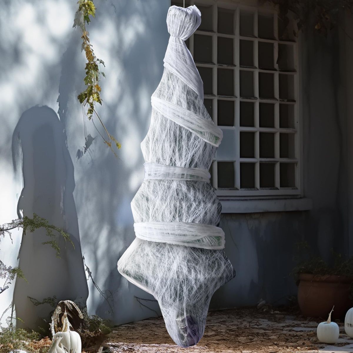 72" Halloween Hanging Cocoon Corpse for Outside Decorations – Ventayo