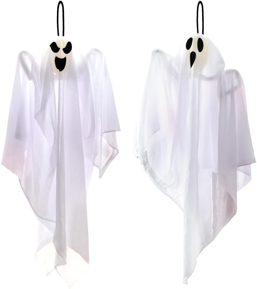 2 Packs 27.5" Halloween Decoration Hanging Ghosts Outdoor – Ventayo