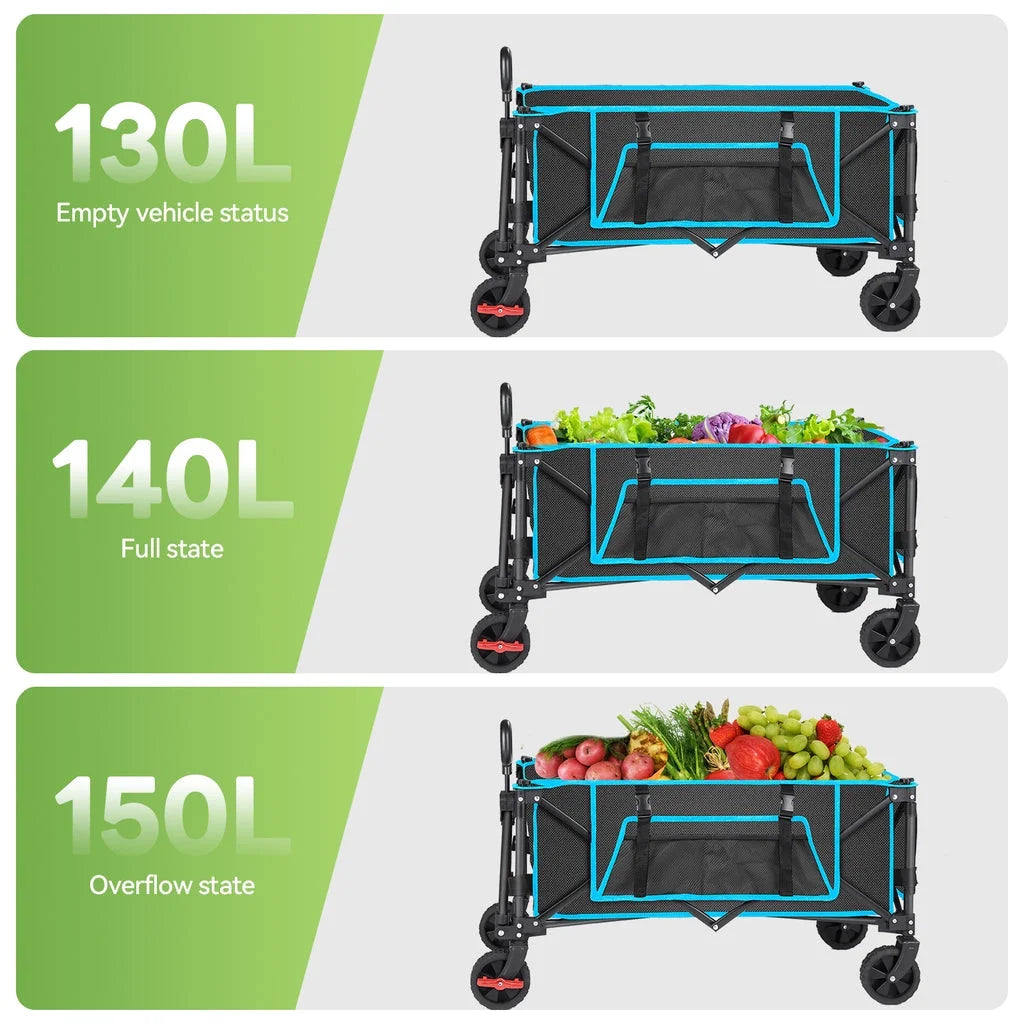 Heavy Duty Portable Foldable Wagon Cart