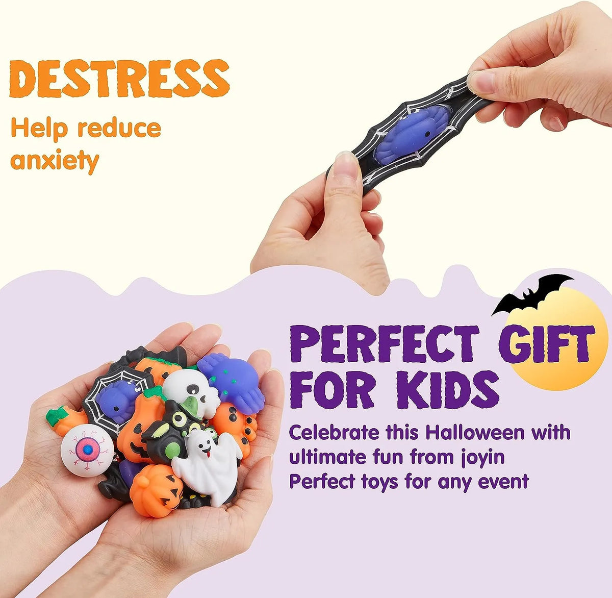 48Pcs Halloween Mochi Squishy Toys for Kids Gift – Ventayo