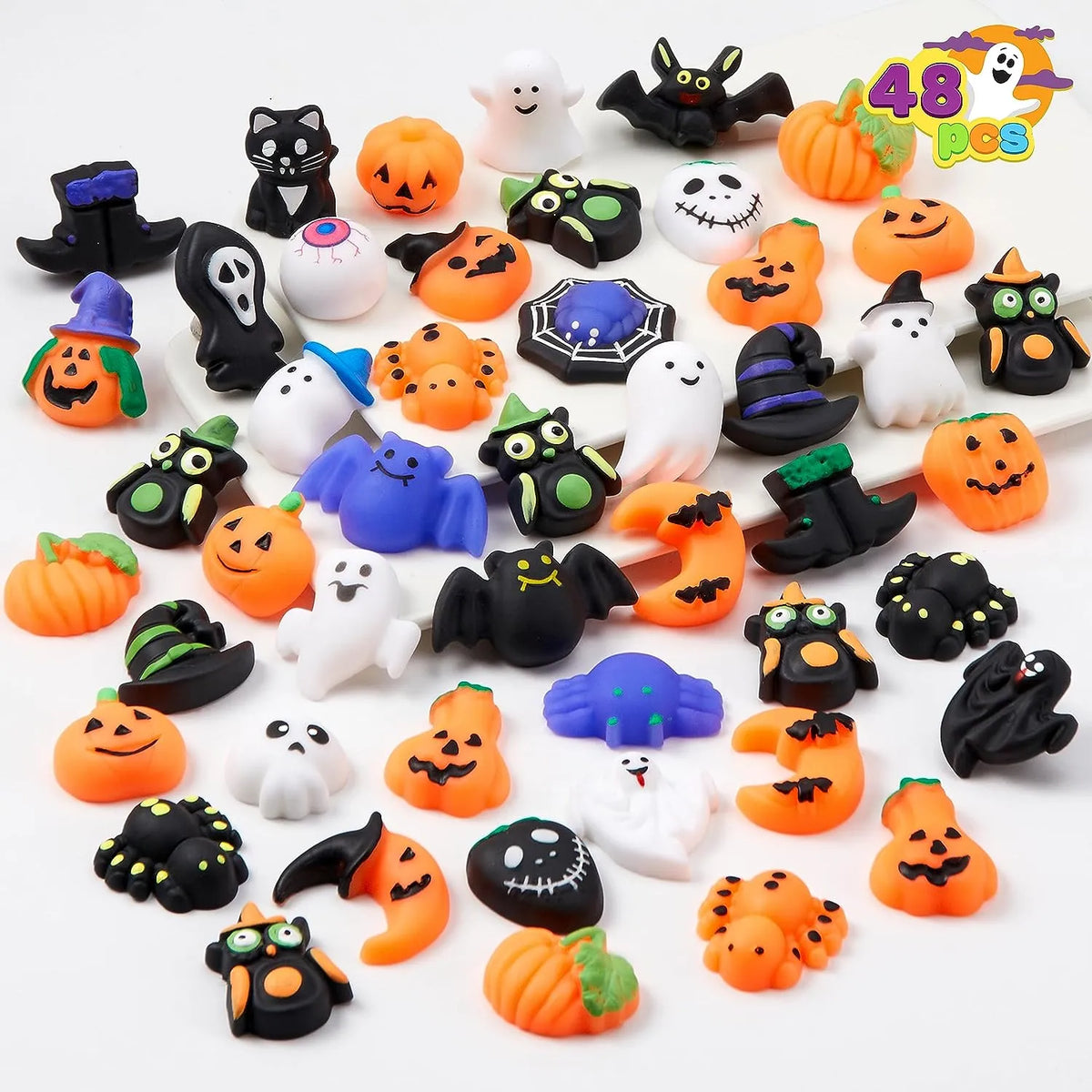 48Pcs Halloween Mochi Squishy Toys for Kids Gift – Ventayo
