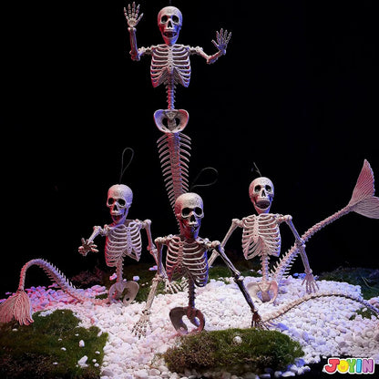 4 PCS Mermaid Skeleton 20in Plastic Bones with Movable Posable Joints – Ventayo