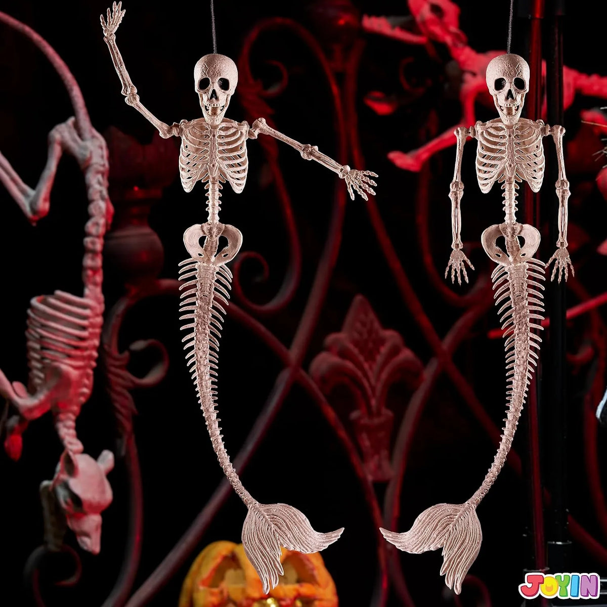 4 PCS Mermaid Skeleton 20in Plastic Bones with Movable Posable Joints – Ventayo