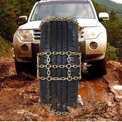 High Traction Heavy Duty Truck SUV Snow Car Tire Wheel Chains 8PCS
