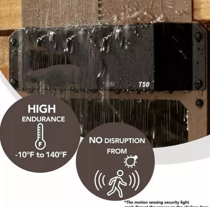 Automatische kippenhokdeur met lichtsensor