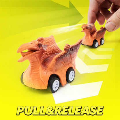 13 in 1 Dinosaur Transport Carrier Truck with Mini Car Set – Ventayo