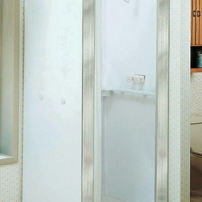 32 in x 32 in Portable Compact Mobile Home Stand Up Shower Stall Kit