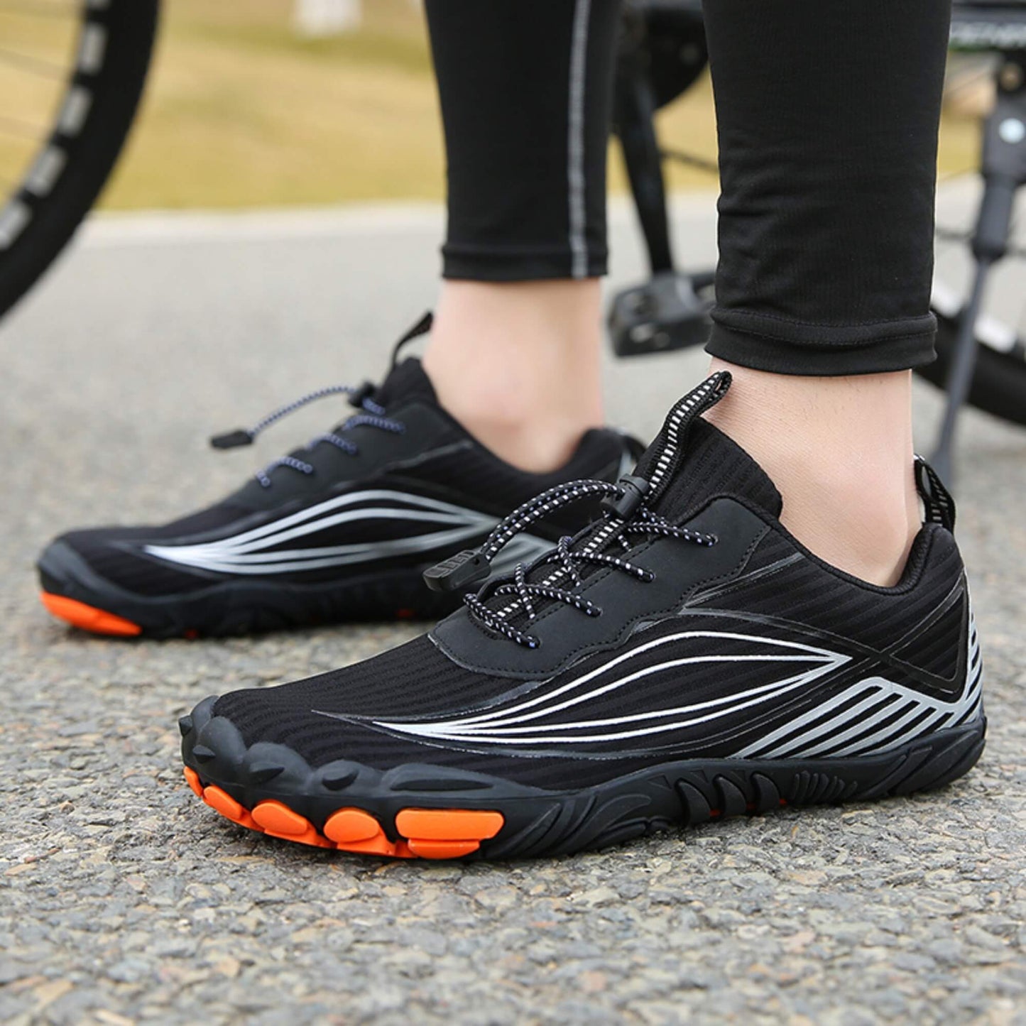 Ultralight Barefoot Shoes Black Outdoor Unisex