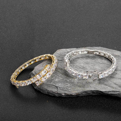 Baguette Zircon Bangle