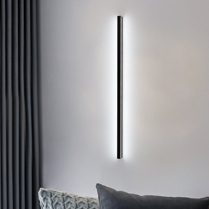 Lámpara de pared lineal minimalista con iluminación ambiental LED