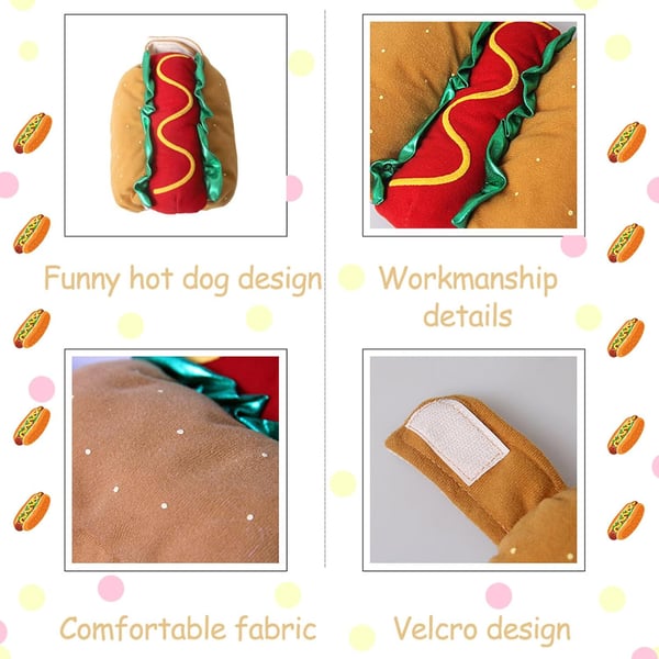 Soft & Adjustable Hot Dog Outfit – Ventayo