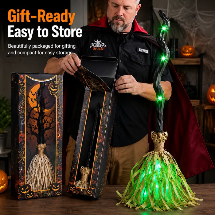 Ventayo – Motion Activated Halloween Broom Light