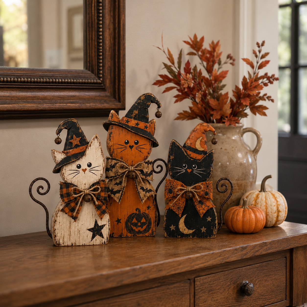 SpookyNest – Retro Halloween Tabletop Decor Collection