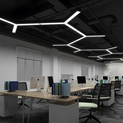 Grandview Modern Geometric DIY Office Chandelier LED Hanging