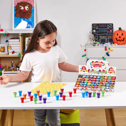 50Pcs Assorted Stamps for Kids Self-Ink Stamps with 50 Designs – Ventayo