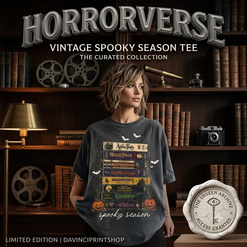 HorrorVerse – Vintage Spooky Season Graphic Tee