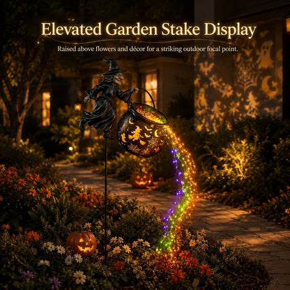 ShadowGlow – Halloween Witch Garden Light