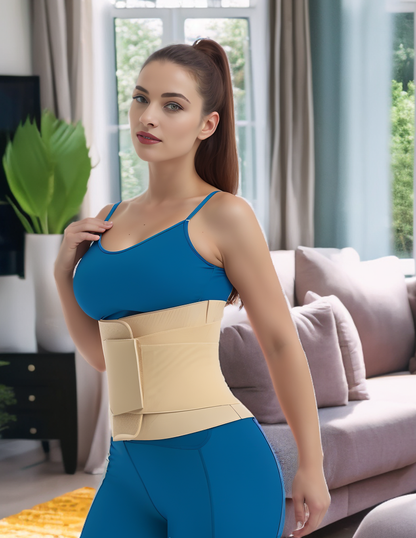 SculptFit Triple Layer Waist Trainer with Lumbar Support for Sculpting