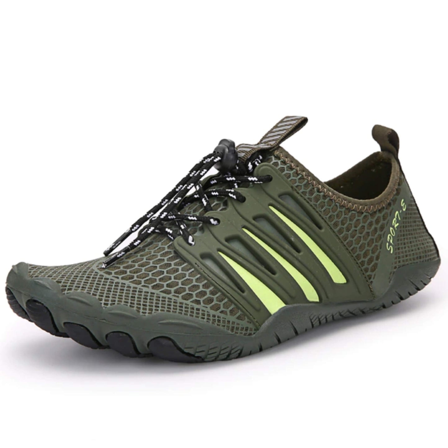 Breathable Barefoot Shoes Outdoor Unisex Green