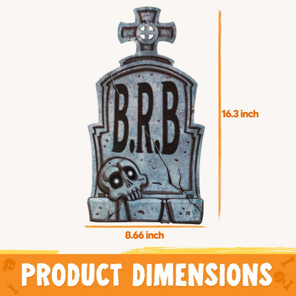 16" 9 Pcs Halloween Tombstones Decorations – Ventayo