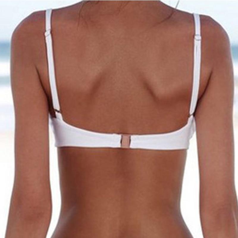 Sara - Bandage bikini top with thin straps