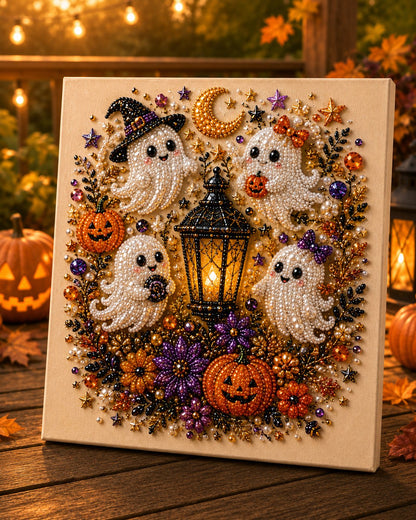 SpookyShimmer – Halloween Pearl Canvas